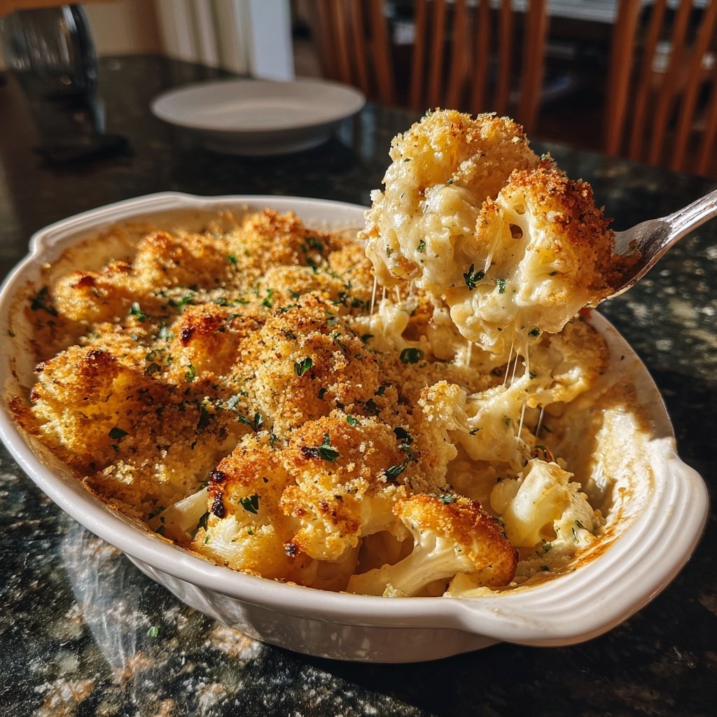 Sunday Roasted Cauliflower Gratin