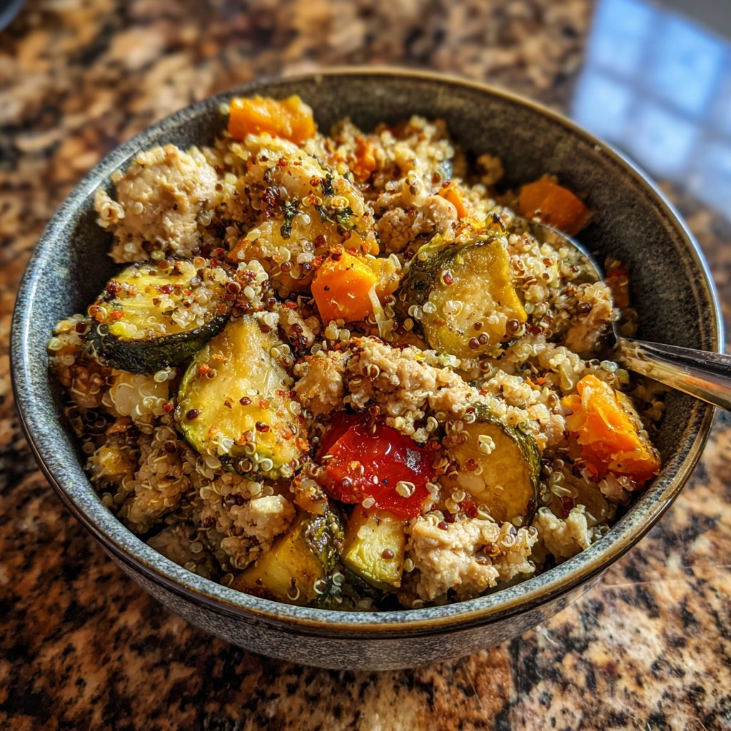 High Protein Turkey Dinner Bowl