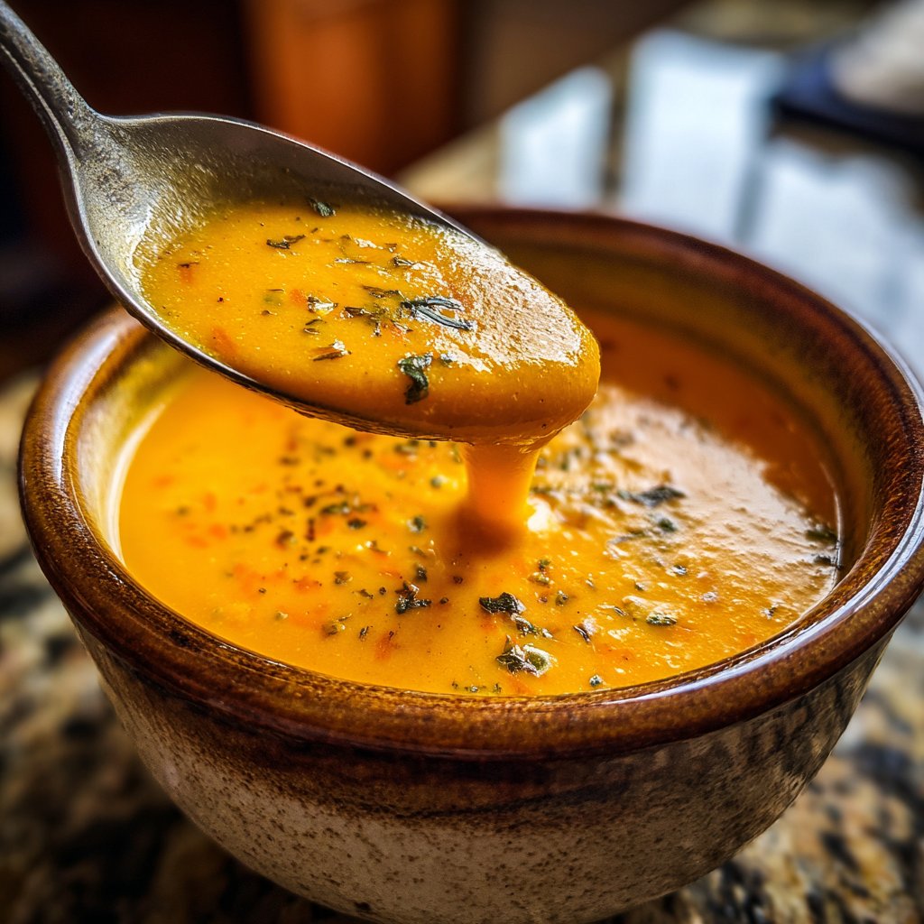 Creamy Carrot Ginger Soup