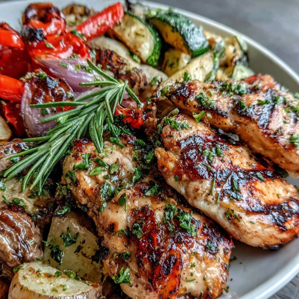 Healthy Chicken And Roasted Vegetables
