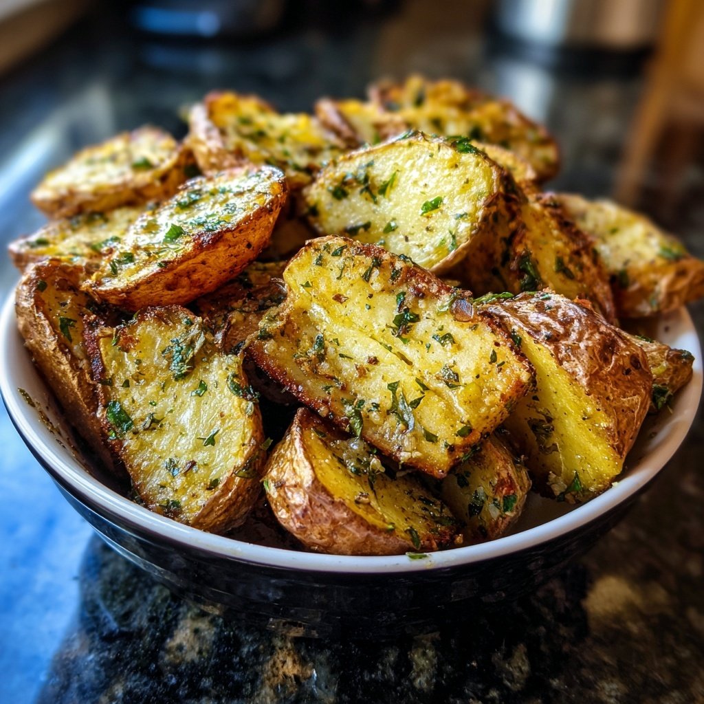 Garlic Herb Roasted Potatoes