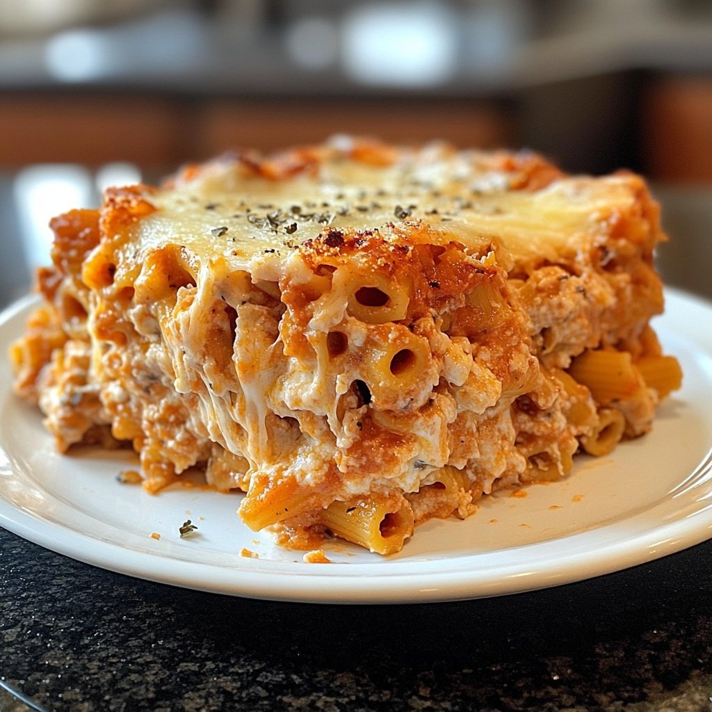 Healthy Baked Ziti Casserole Recipe
