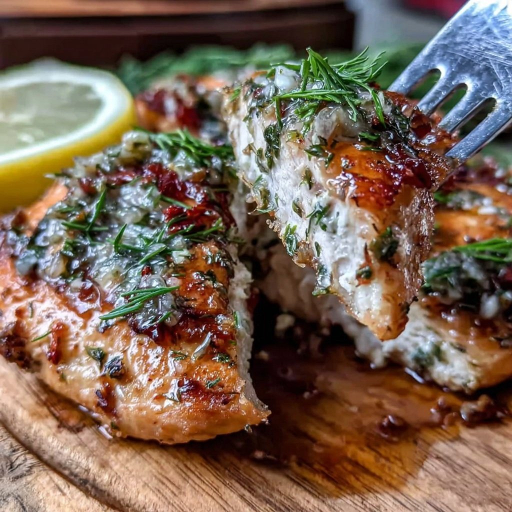 Healthy Chicken With Lemon Dill Sauce