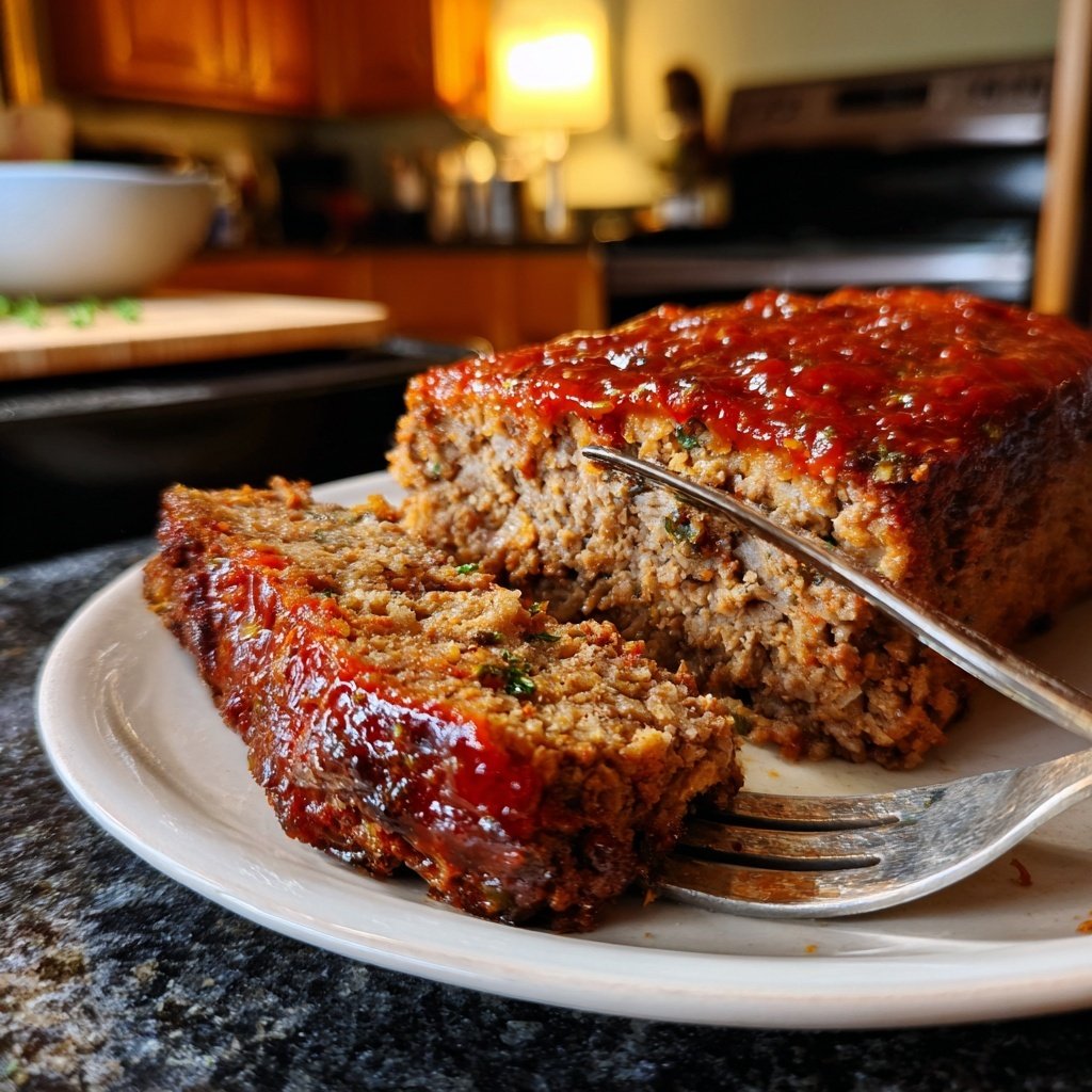 Juicy Homemade Meatloaf