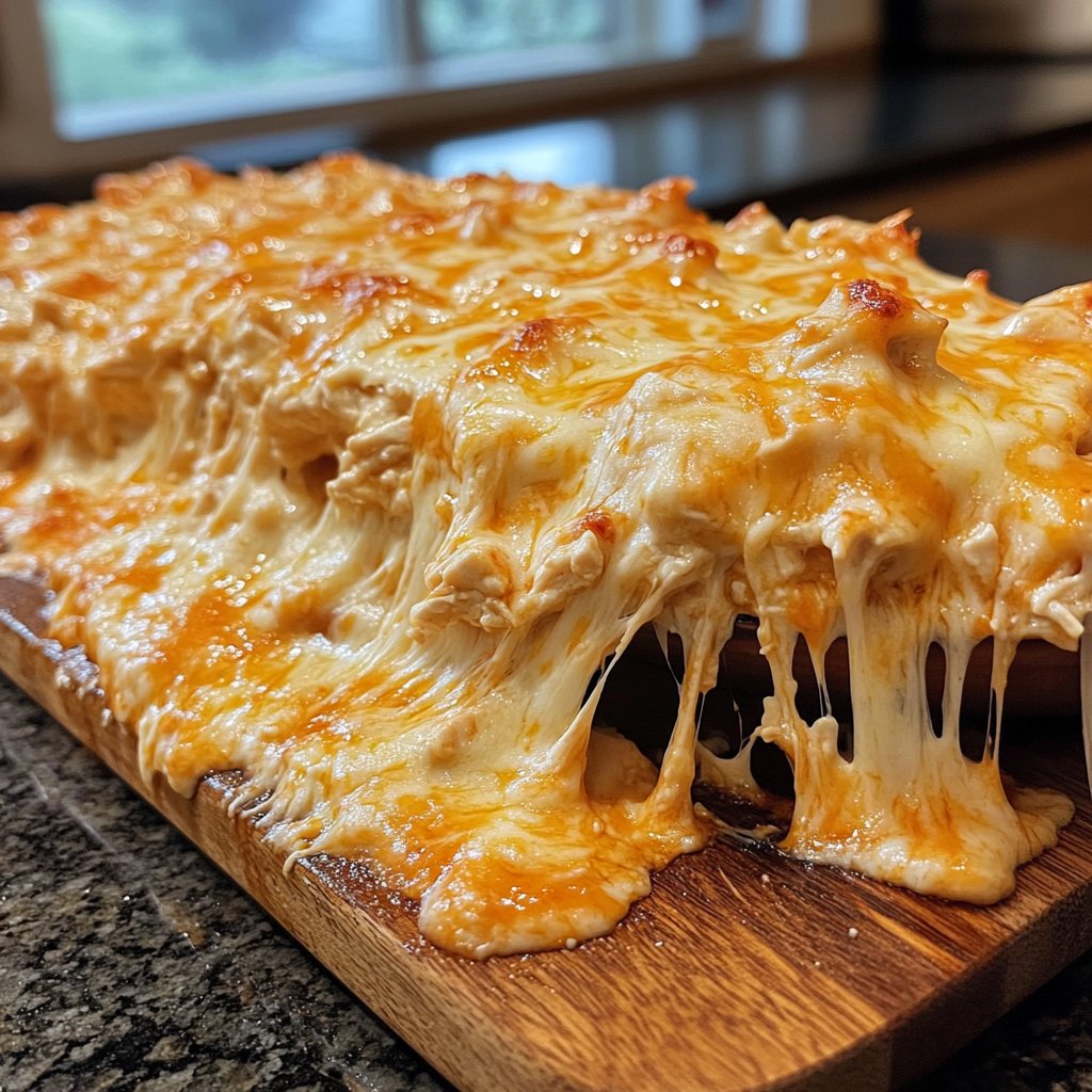 Healthy Crockpot Buffalo Chicken Dip