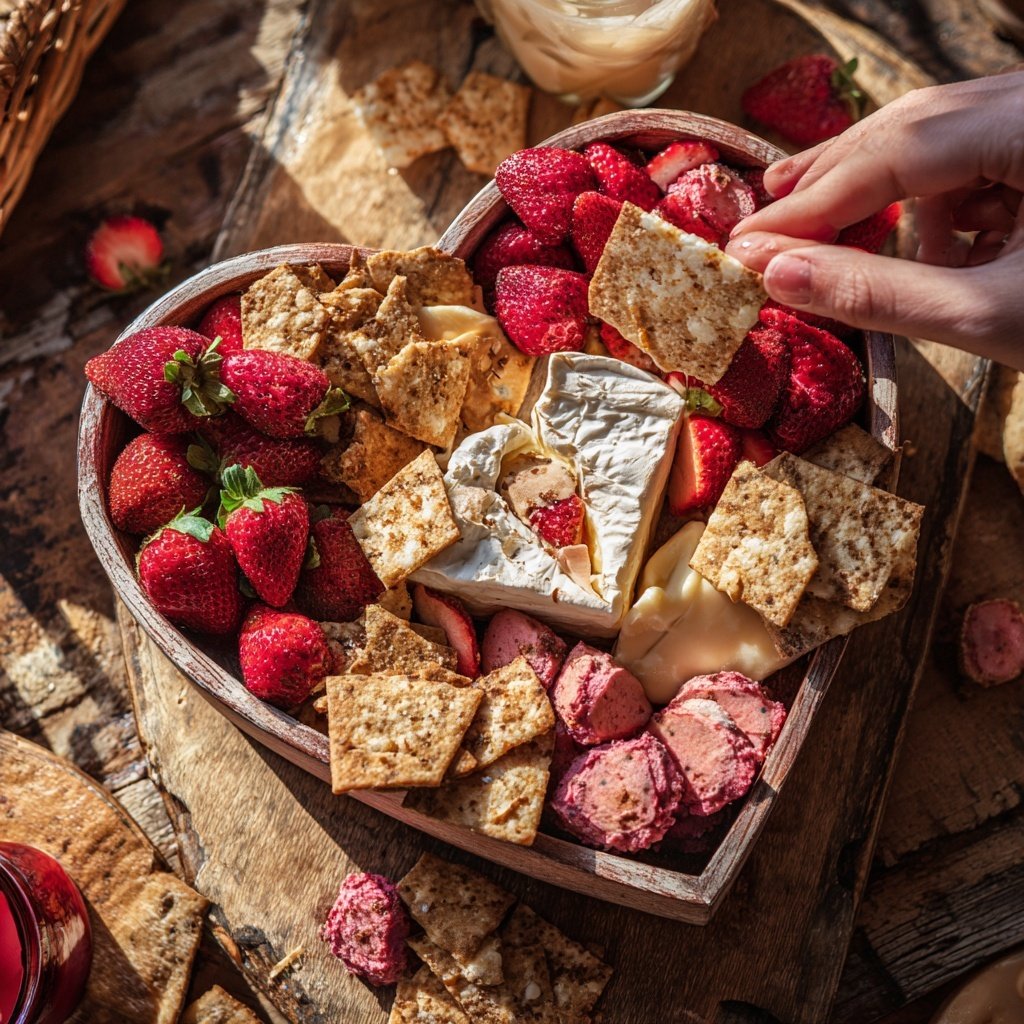 Valentines Day Charcuterie Board