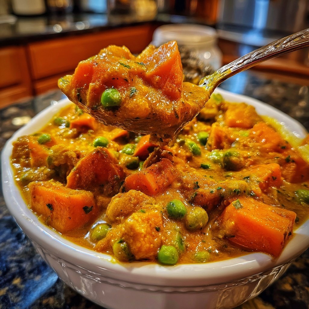 Healthy Crockpot Vegetable Korma