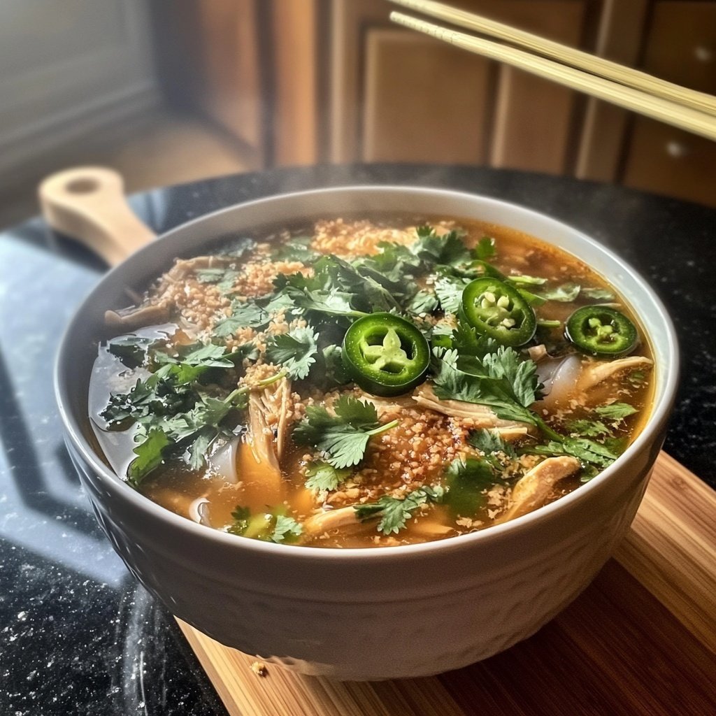 Crockpot Pho Ga (chicken pho)