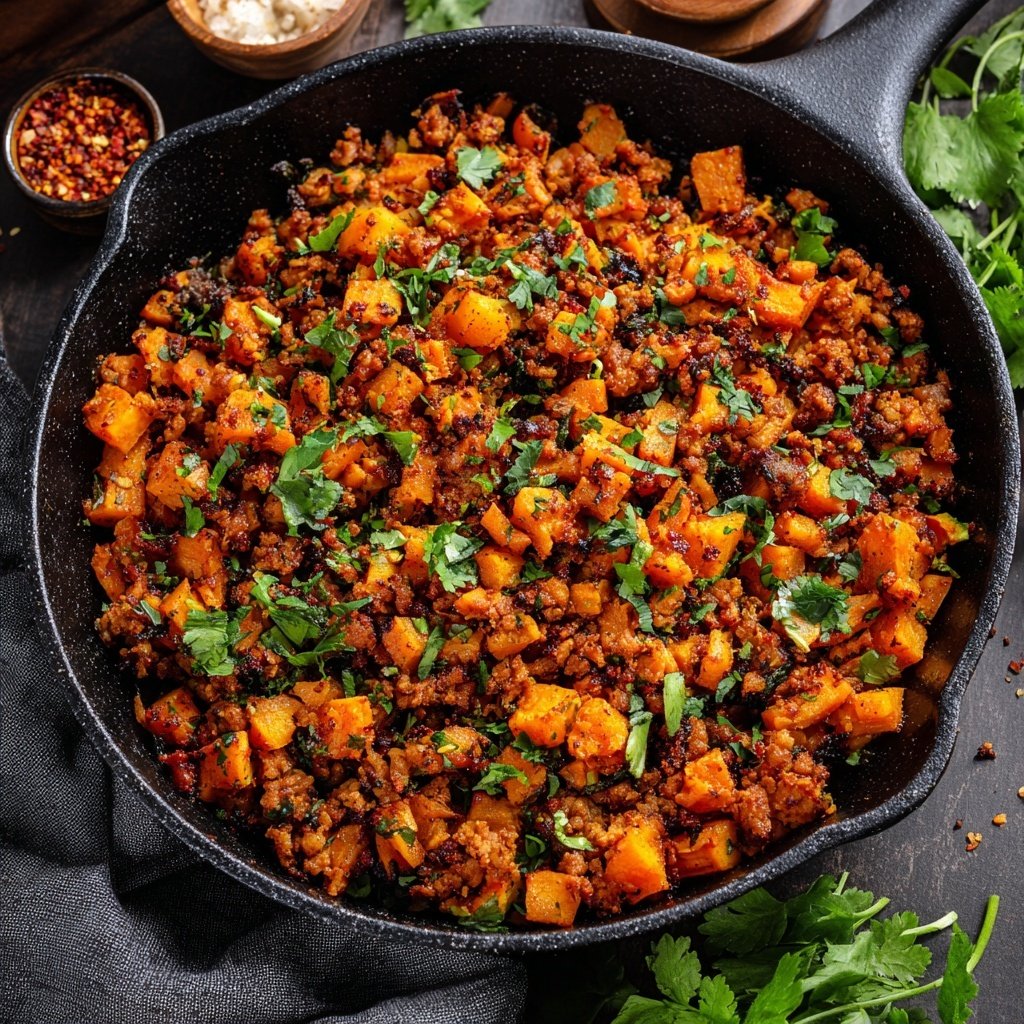 Ground Turkey Sweet Potato Skillet