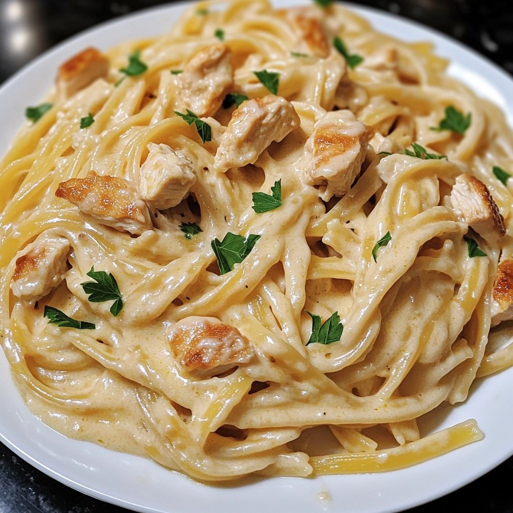 Easy Parmesan Chicken Pasta